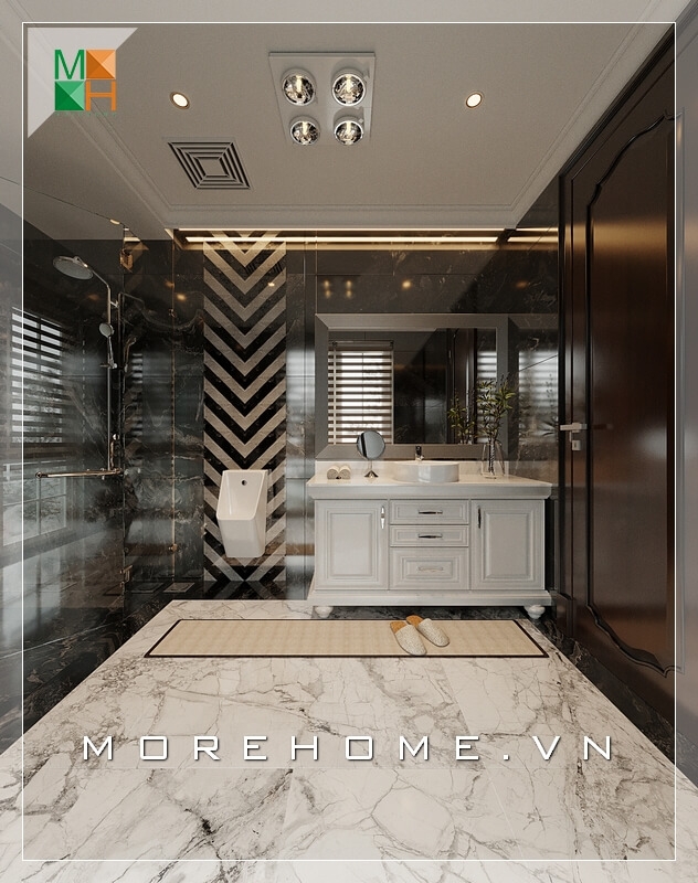 Thiết kế phòng tắm biệt thự